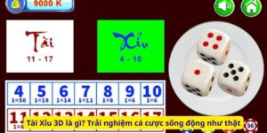 Tài Xỉu 3D là gì? Trải nghiệm cá cược sống động như thật